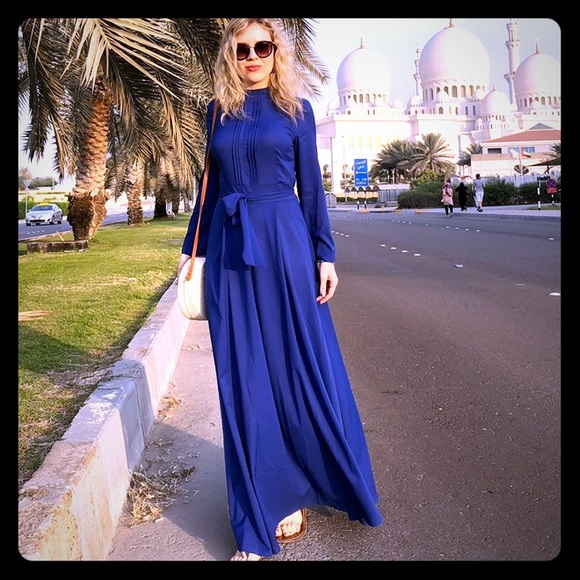Dresses & Skirts - Gorgeous Abaya dress in navy blue, UNOPENED
